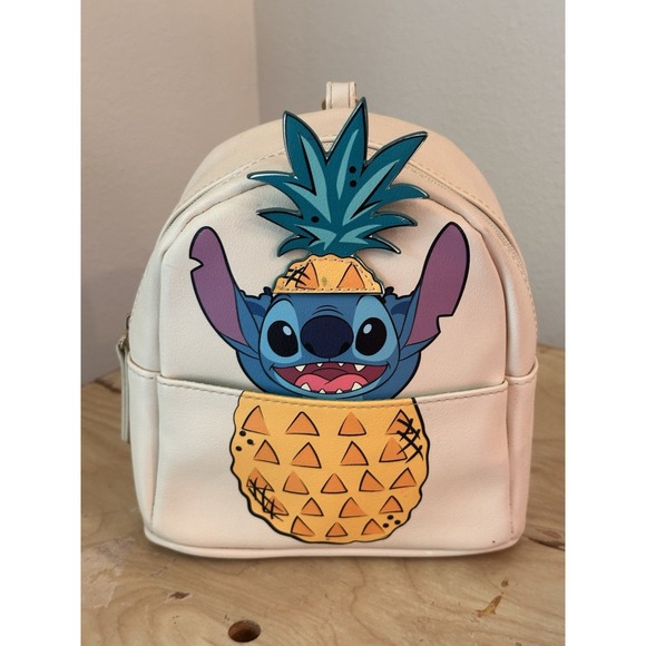Disney Handbags - Dani Disney Lilo and Stitch Pineapple Mini‎ Backpack Wristlet